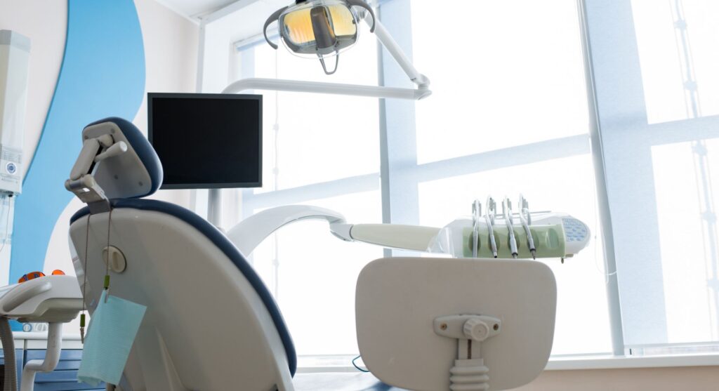 An dental exam station